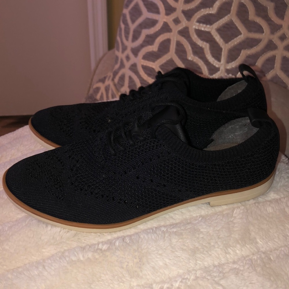 Euro soft by sofft comfortable Oxford Black work shoes size 8m.